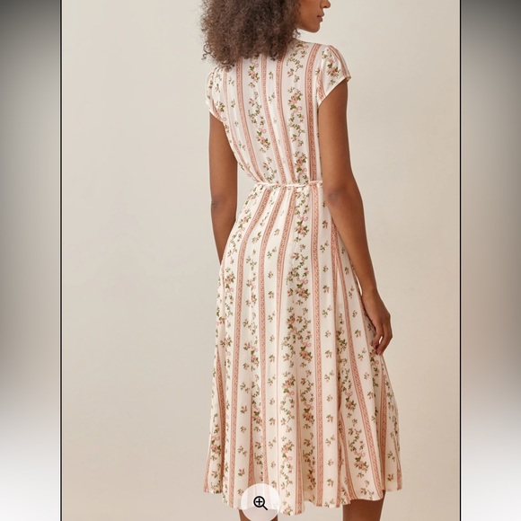 Reformation carina wrap dress - Hampton - Picture 2 of 7